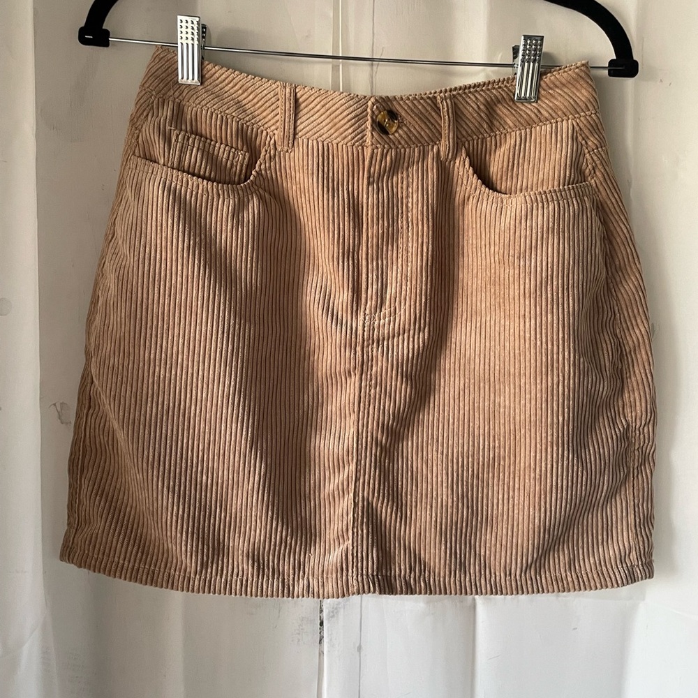 🎄Buy2Get1Free🎄Tan corduroy skirt